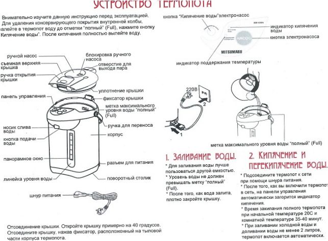 Impostazione del termostato