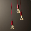 set di pendenti con tappo a goccia modello Plumen modello NUD Base della fabbrica NUD Collection. della fabbrica Plumen