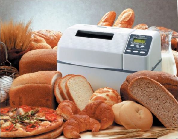 La macchina del pane in cucina
