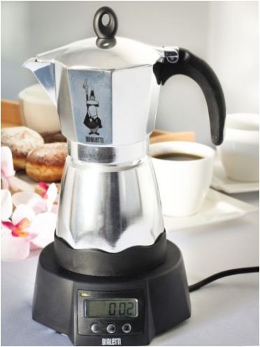 Caffettiera Geyser con timer