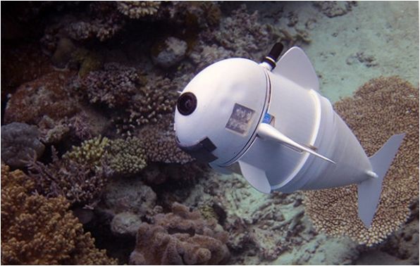 Un robot nell'oceano