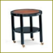 Chariot Occasional Table Round di Ensemble London, design di Hutton John