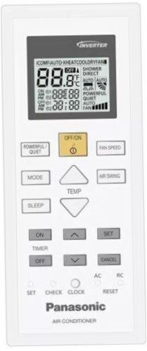 Panasonic CS-PZ50WKD/CU-PZ50WKD split-system - caratteristiche: display, telecomando, controllo della direzione del flusso d'aria, timer on/off